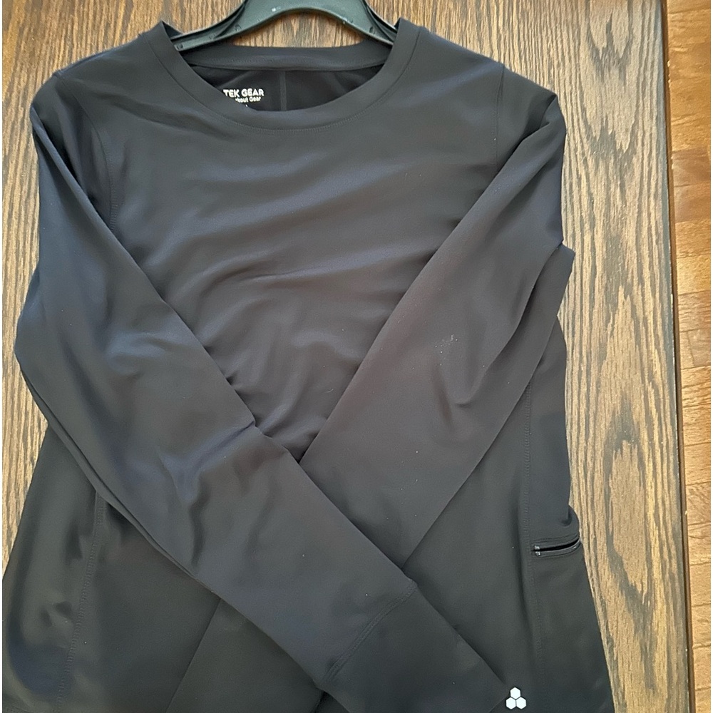 Tek gear work out gear black size m like new